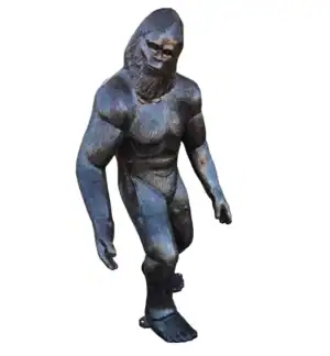 Cast Aluminum Bigfoot Statue
