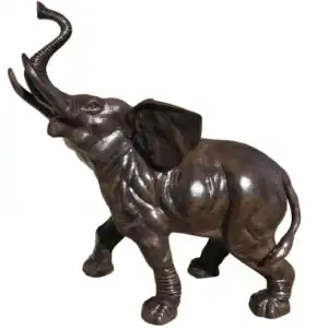 Cast Aluminum Elephant Statue